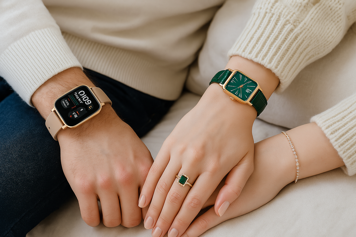 Montre Couple Luxe – Élégante et Intemporelle ⌚❤️