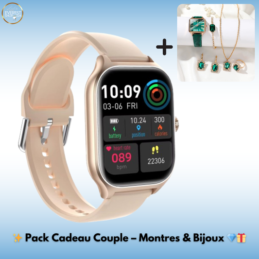 Montre Couple Luxe – Élégante et Intemporelle ⌚❤️